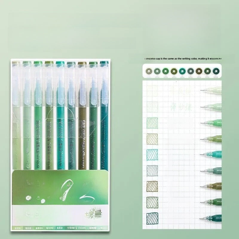 Morandi Color Gel Pens for Journaling