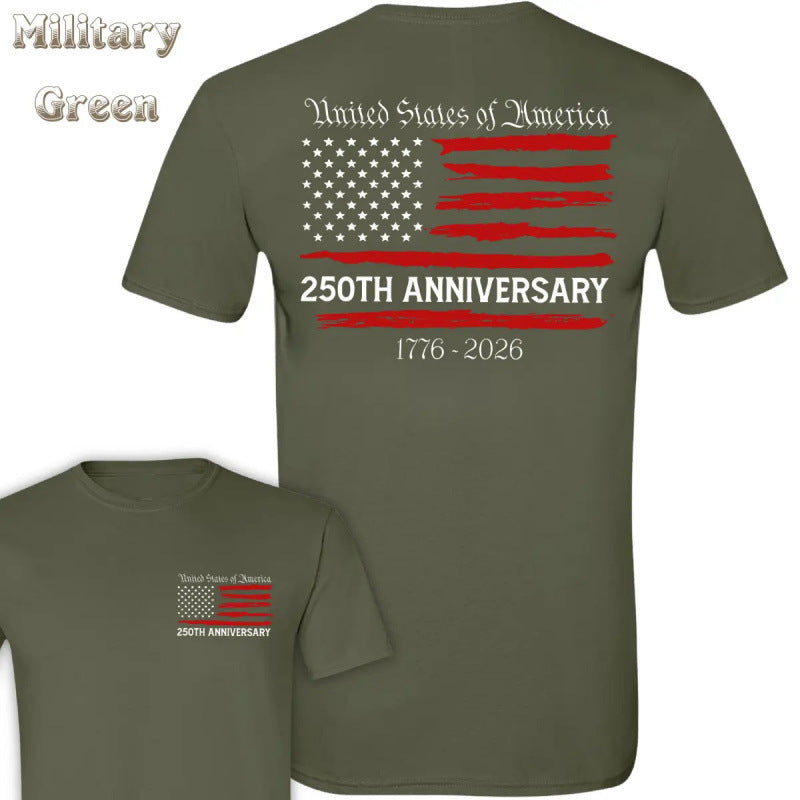 USA 250th Anniversary Cotton T-Shirt