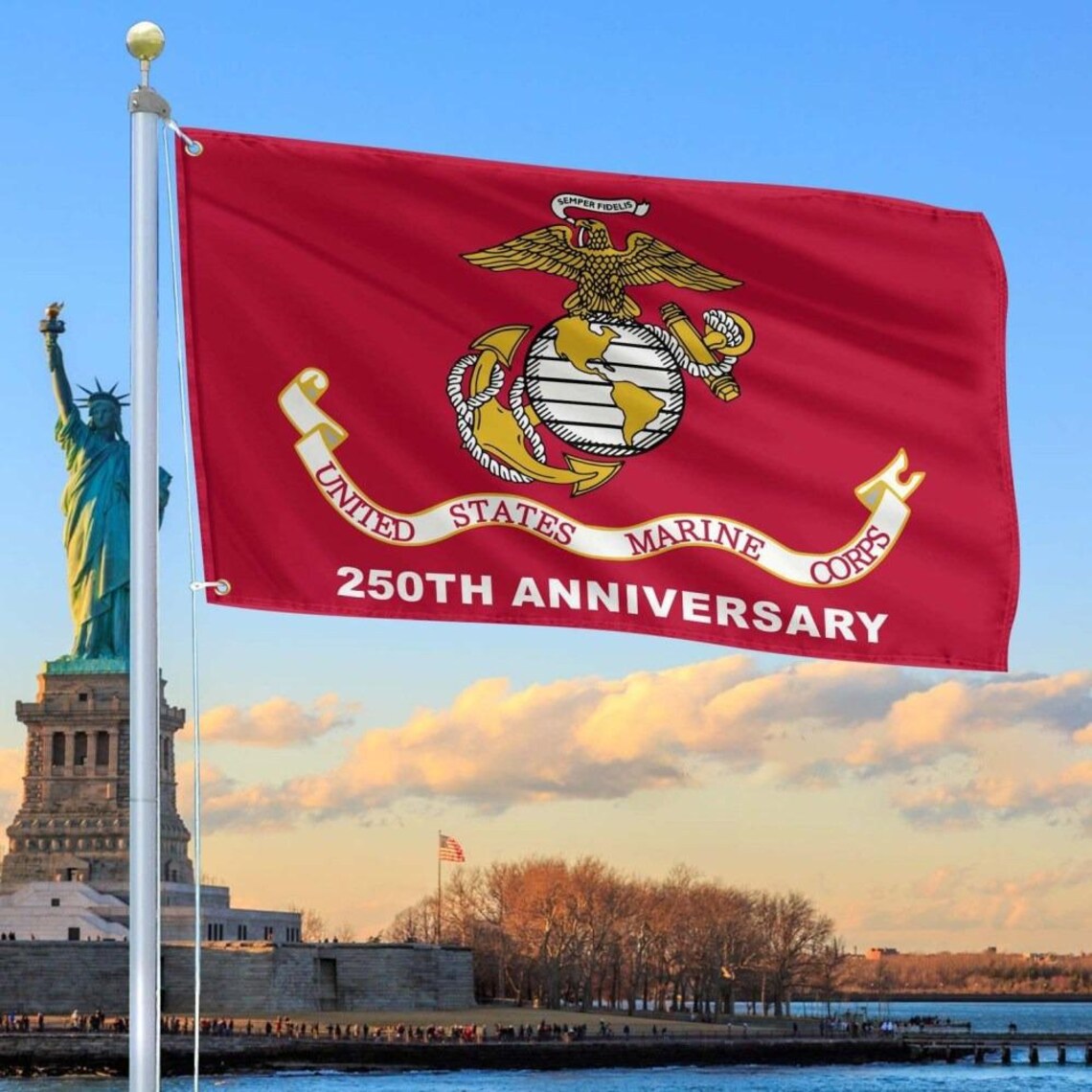 250th Anniversary Outdoor Polyester Flag 90x150cm with Multiple Styles