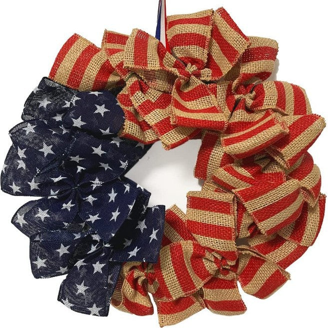 Patriotic Independence Day Wreath