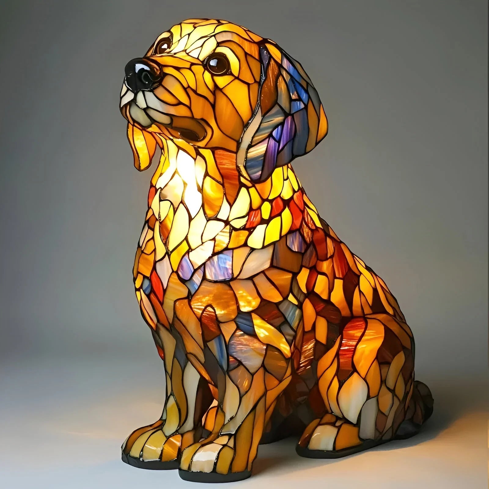 Tiffany Style Animal LED Light