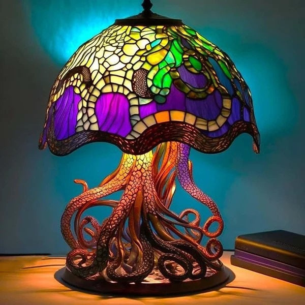 Tiffany Style Animal LED Light