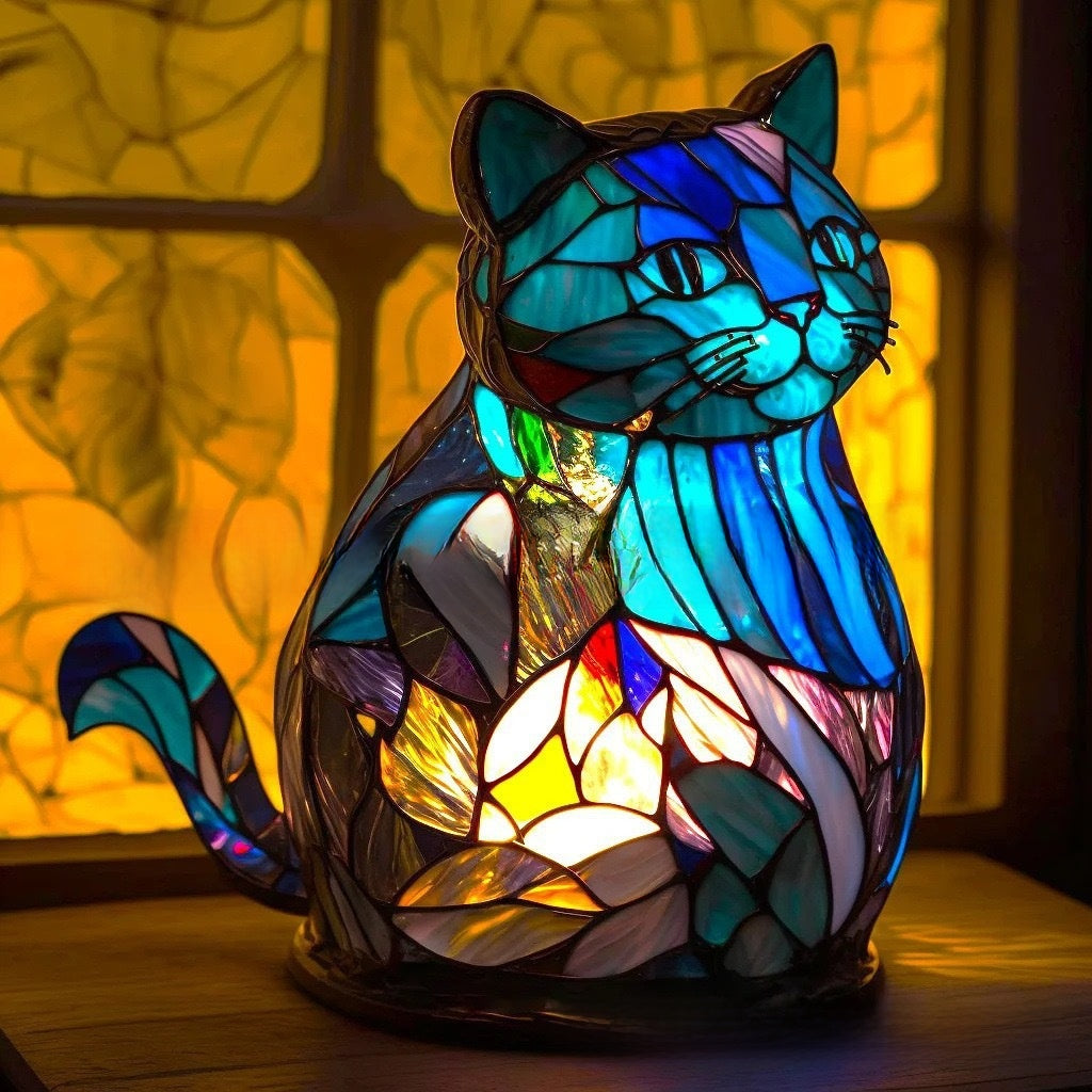 Tiffany Style Animal LED Light