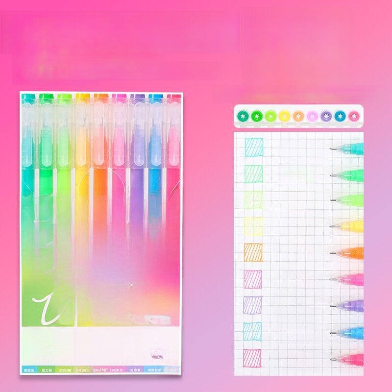 Morandi Color Gel Pens for Journaling