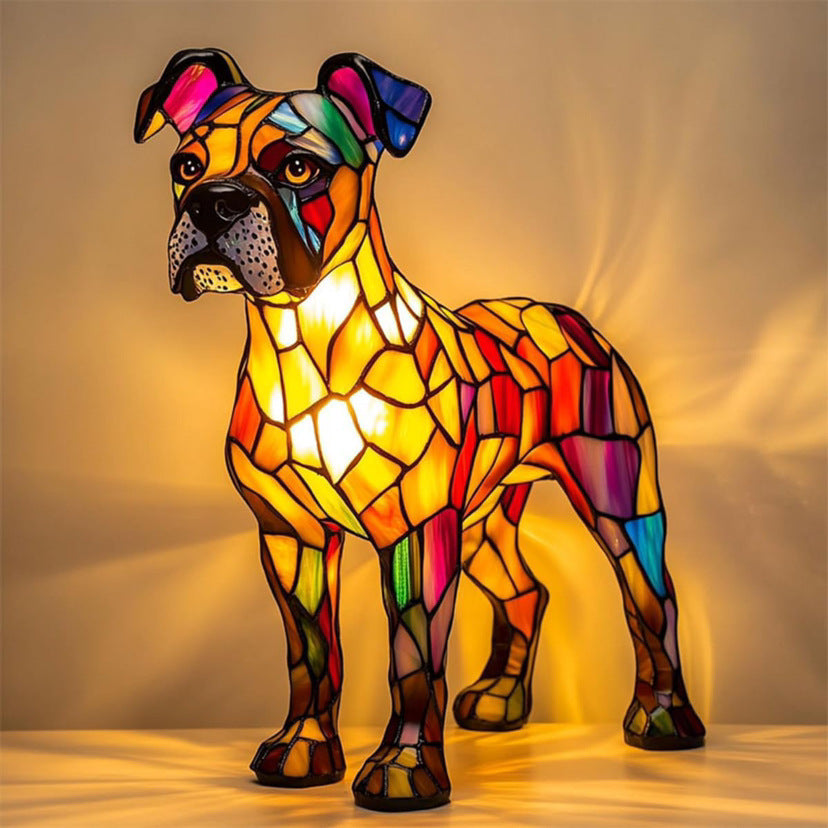 Tiffany Style Animal LED Light