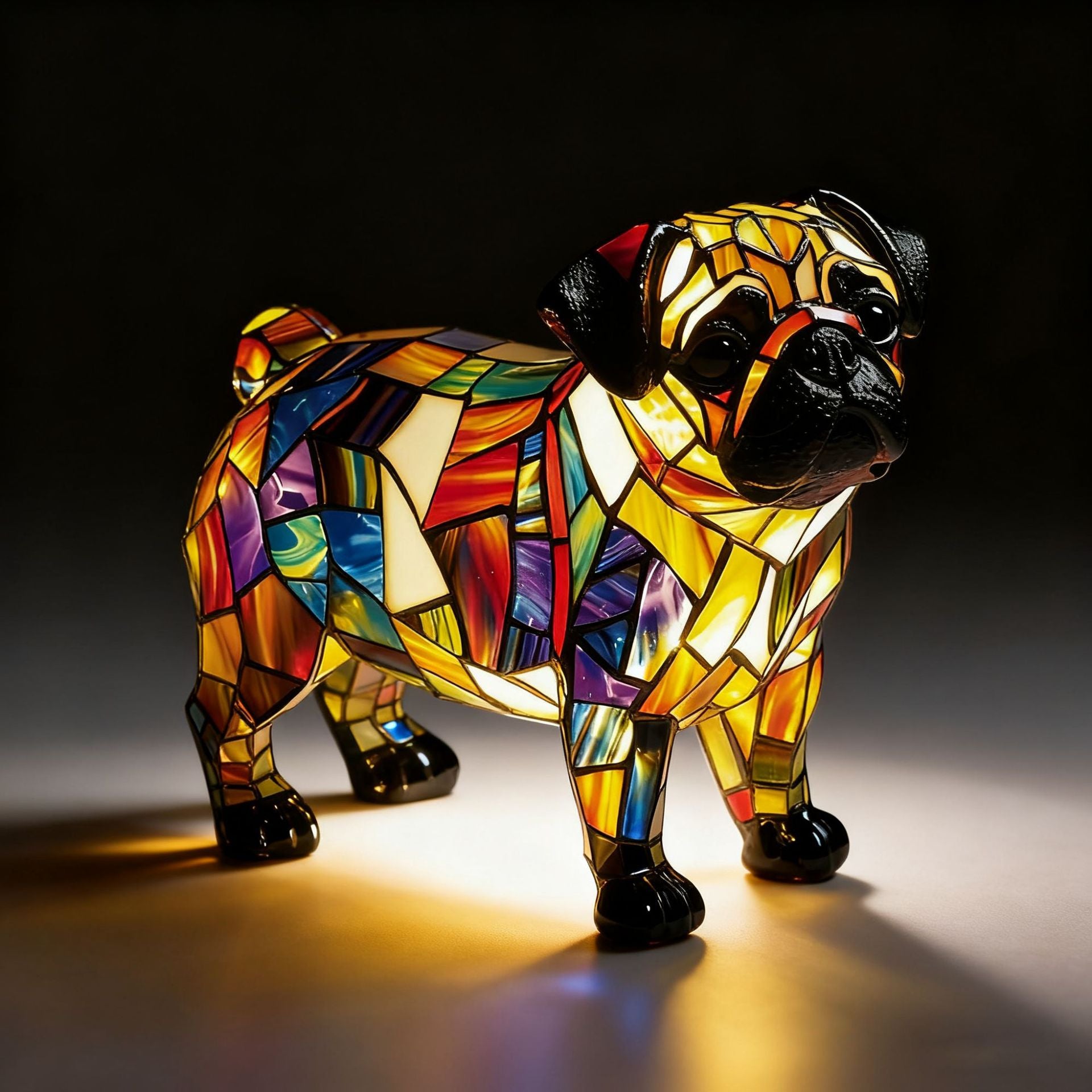 Tiffany Style Animal LED Light