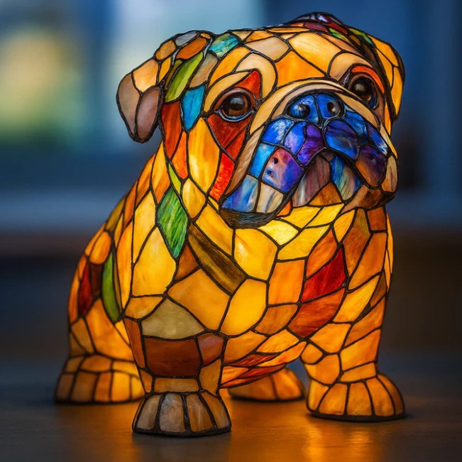 Tiffany Style Animal LED Light