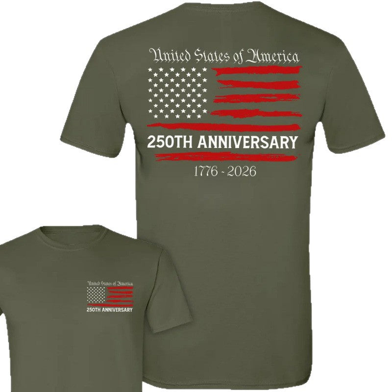 USA 250th Anniversary Cotton T-Shirt