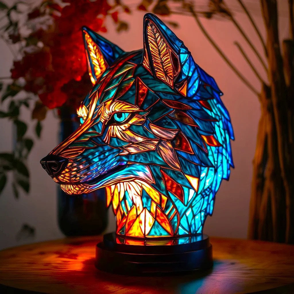 Tiffany Style Animal LED Light