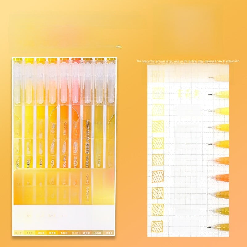 Morandi Color Gel Pens for Journaling