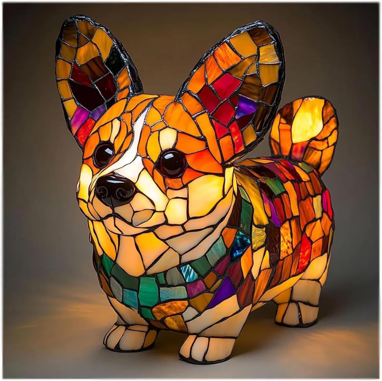 Tiffany Style Animal LED Light