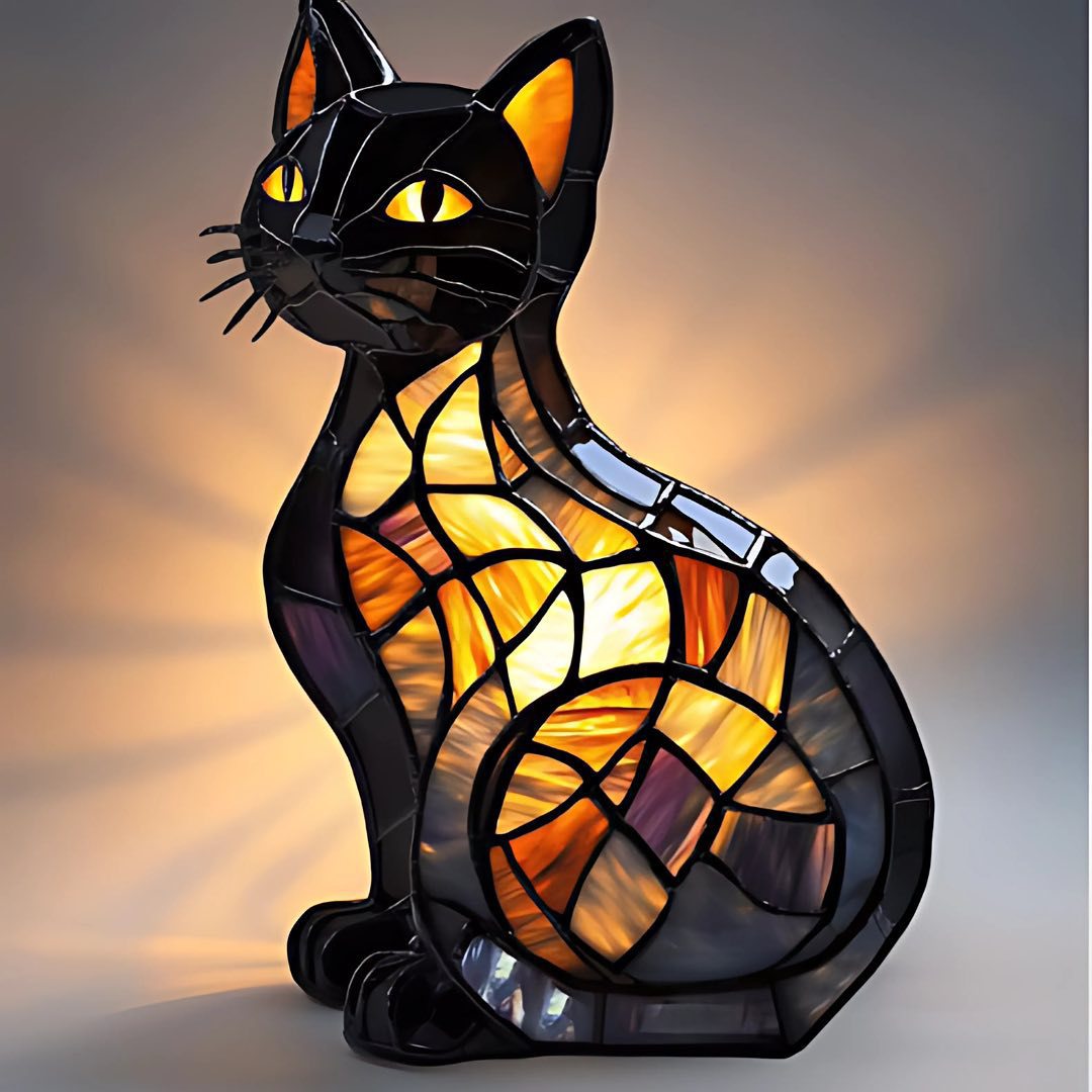 Tiffany Style Animal LED Light