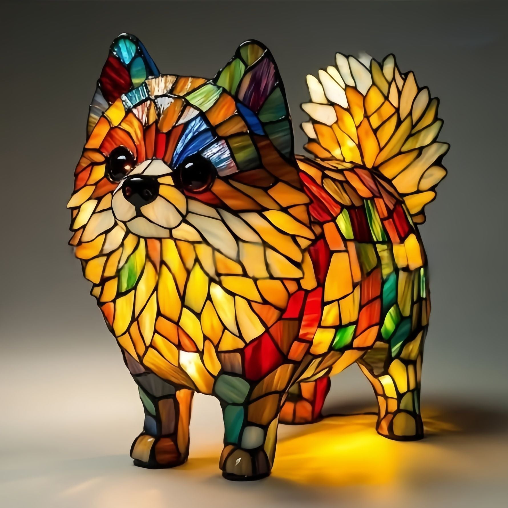 Tiffany Style Animal LED Light