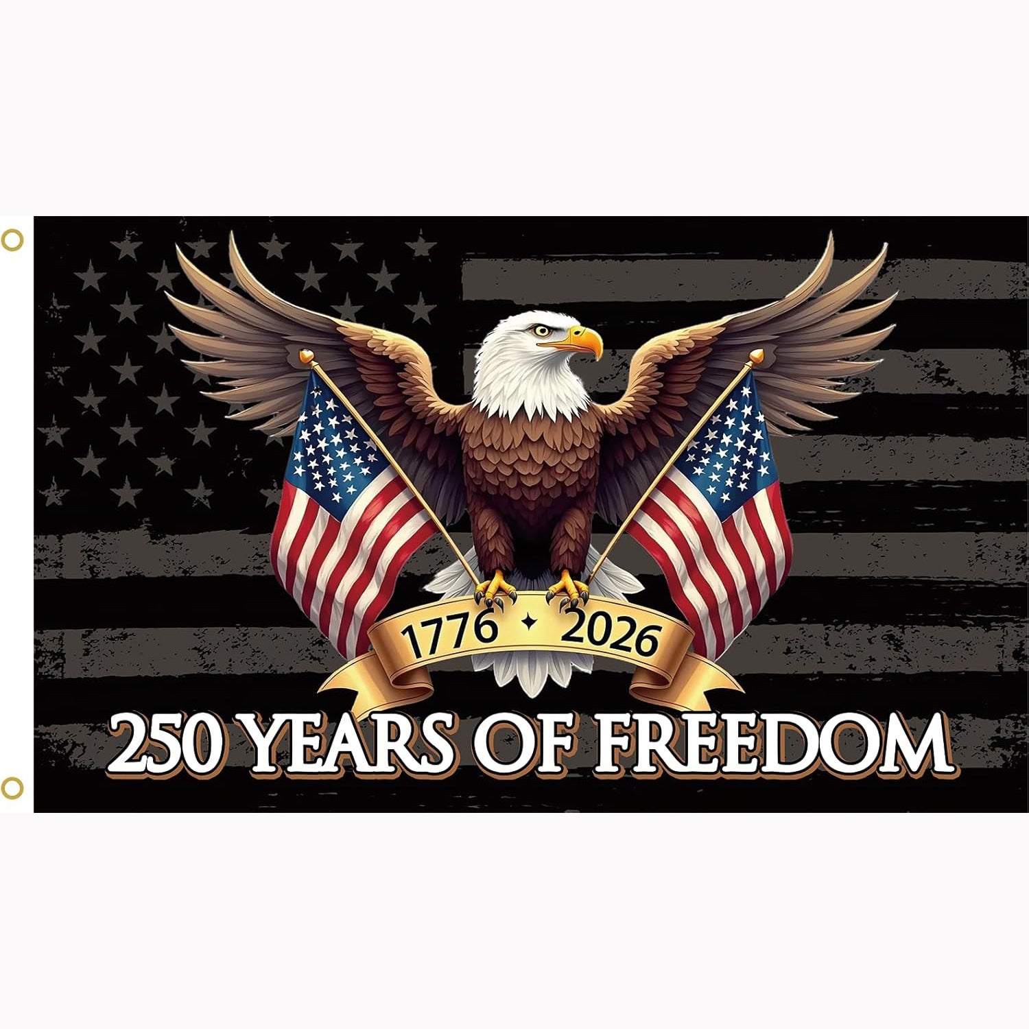 250th Anniversary Outdoor Polyester Flag 90x150cm with Multiple Styles