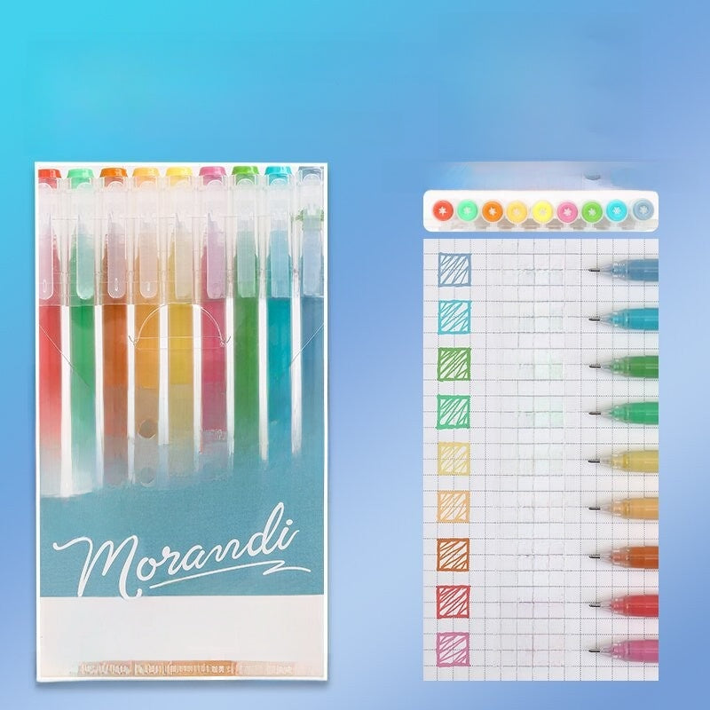 Morandi Color Gel Pens for Journaling