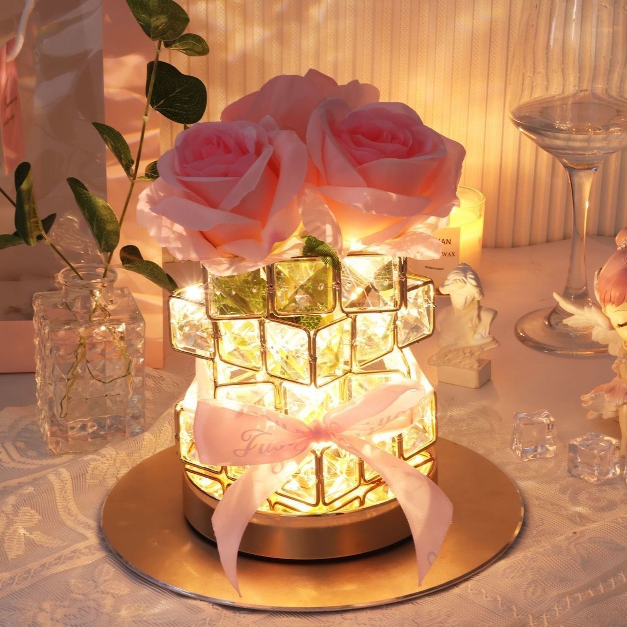 Warm Crystal Night Light