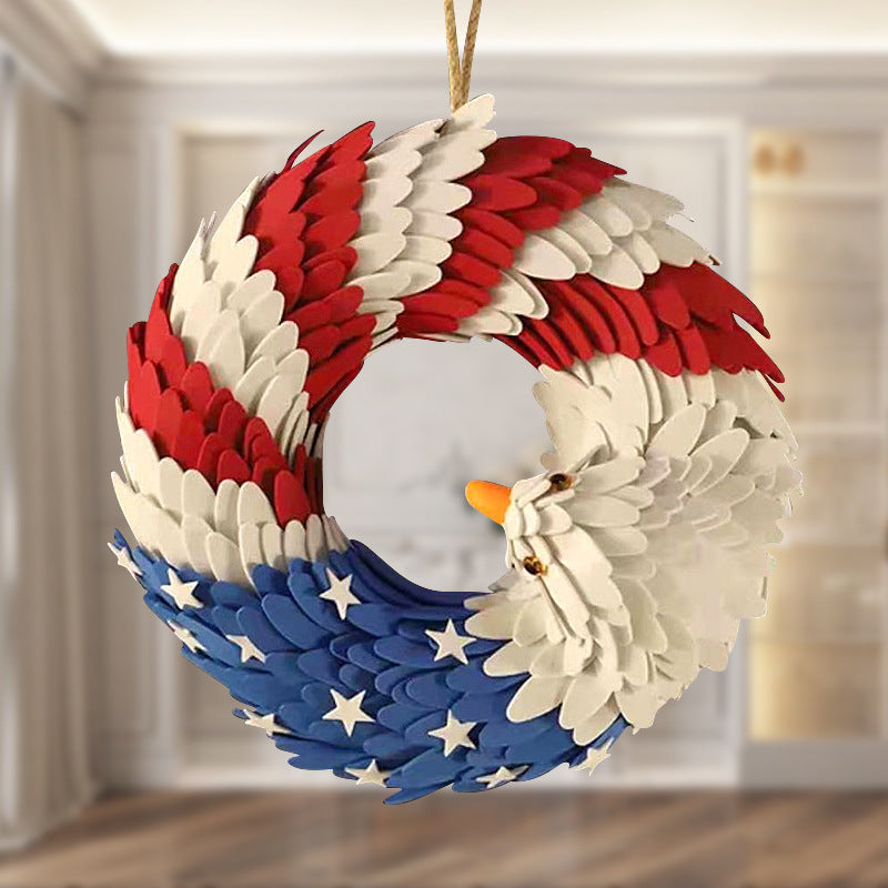 Patriotic Independence Day Wreath