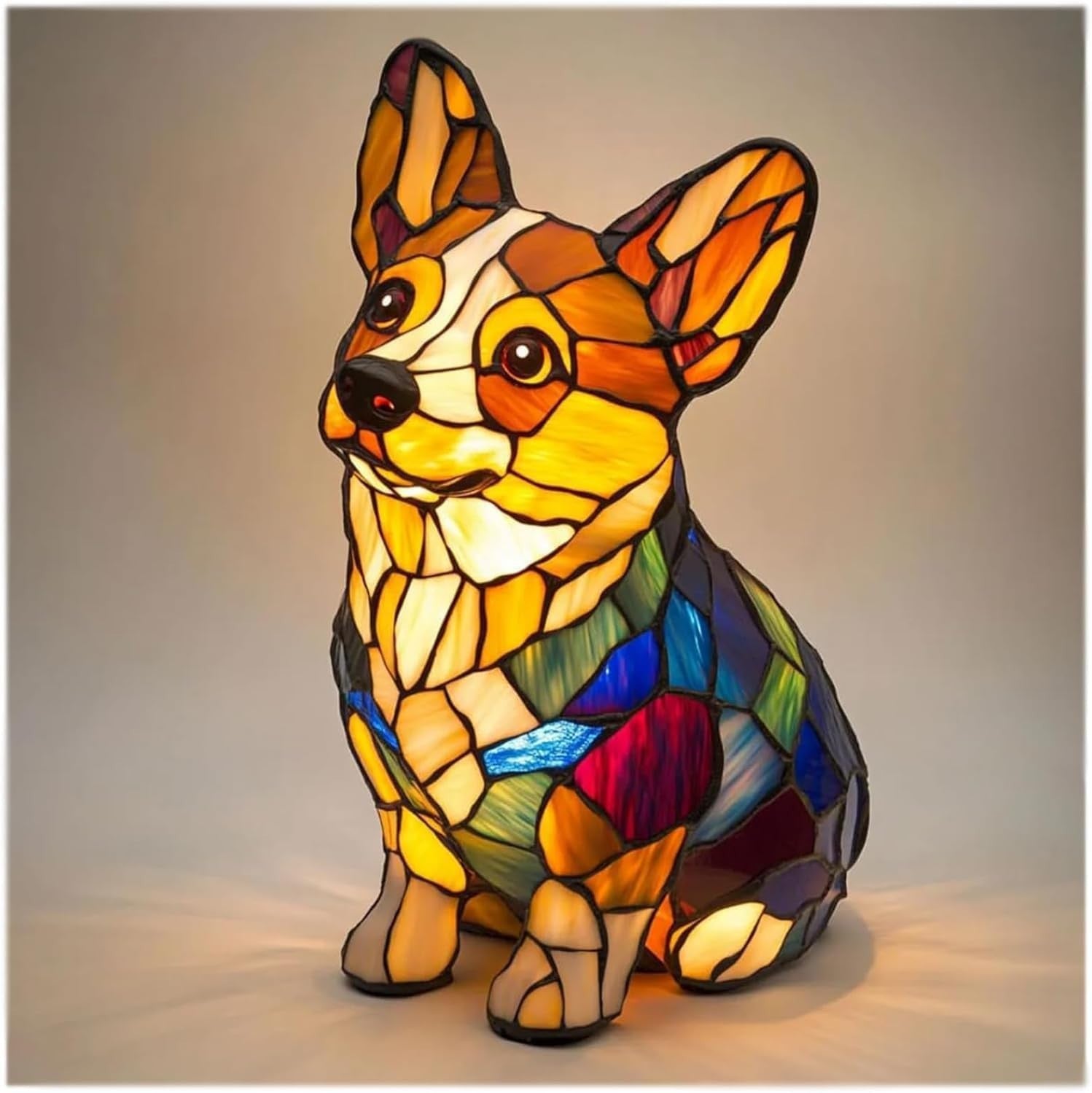 Tiffany Style Animal LED Light