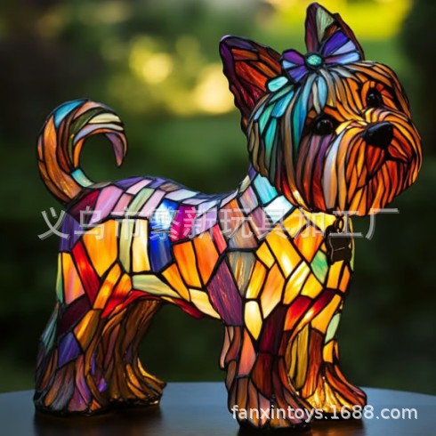 Tiffany Style Animal LED Light