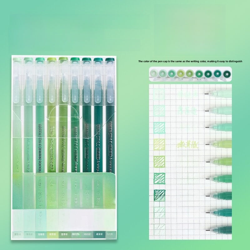 Morandi Color Gel Pens for Journaling