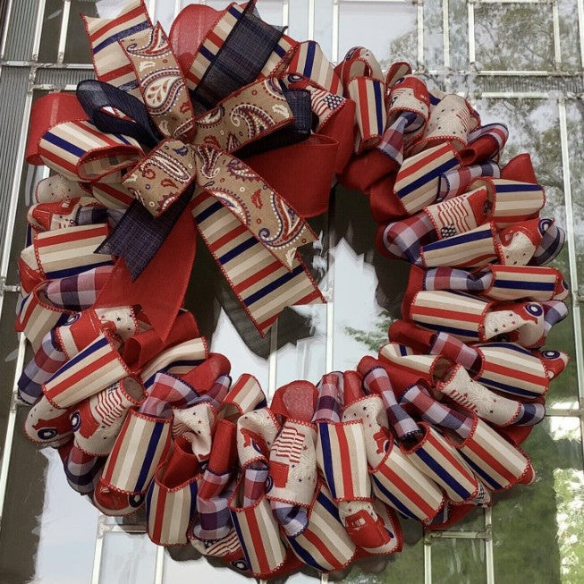 Patriotic Independence Day Wreath