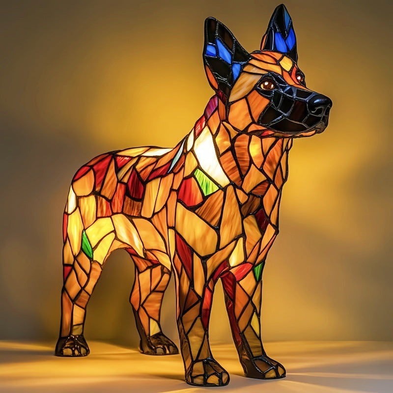 Tiffany Style Animal LED Light