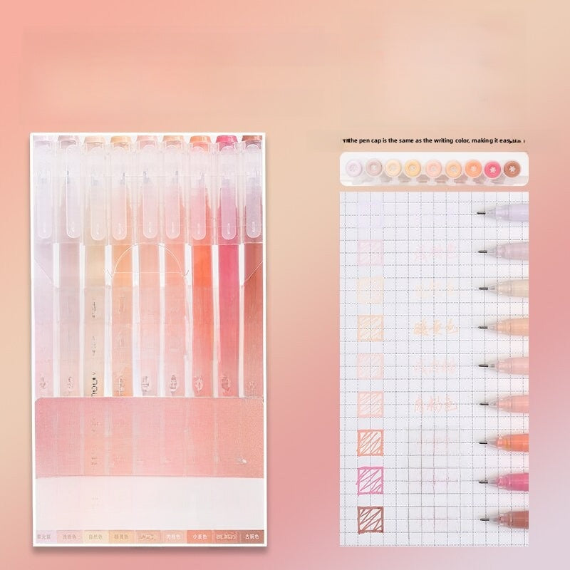 Morandi Color Gel Pens for Journaling