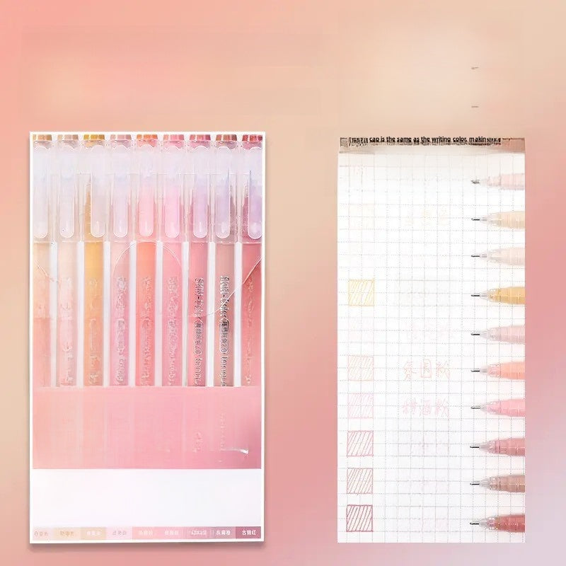 Morandi Color Gel Pens for Journaling