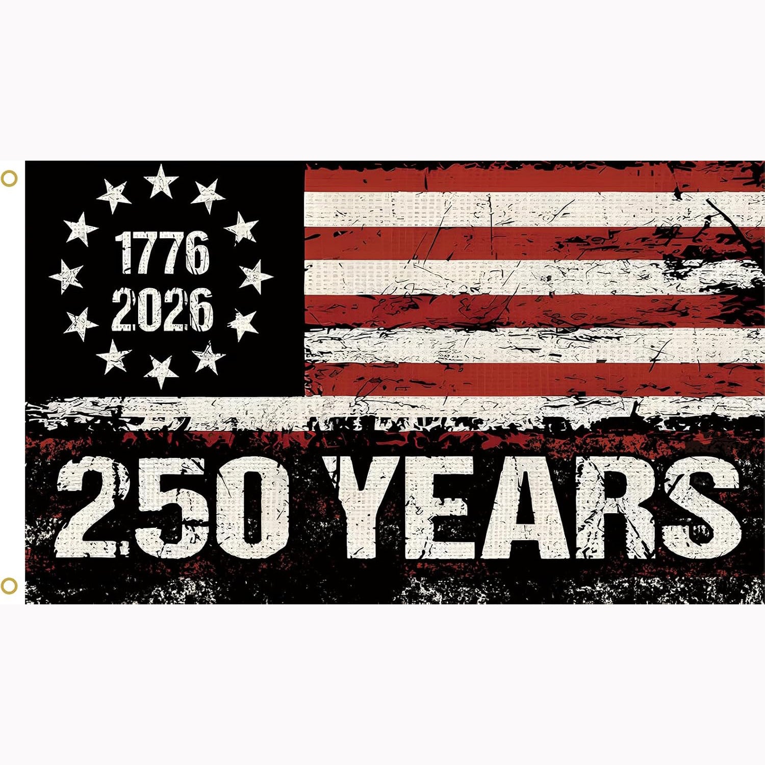 250th Anniversary Outdoor Polyester Flag 90x150cm with Multiple Styles