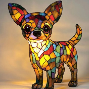 Tiffany Style Animal LED Light