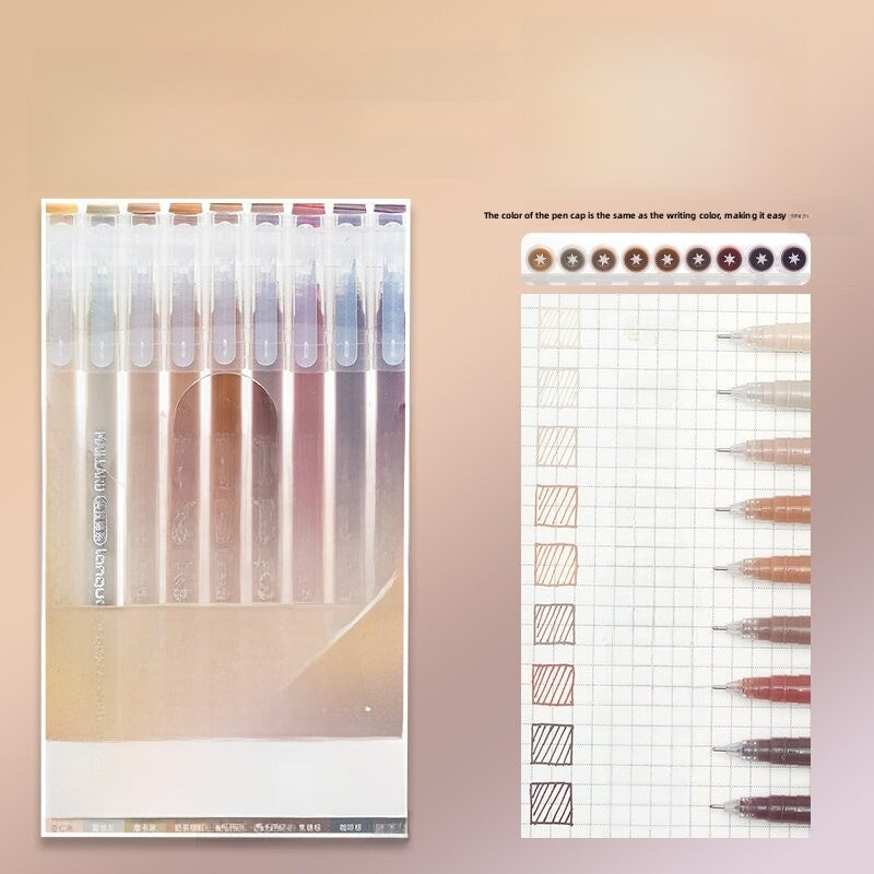 Morandi Color Gel Pens for Journaling