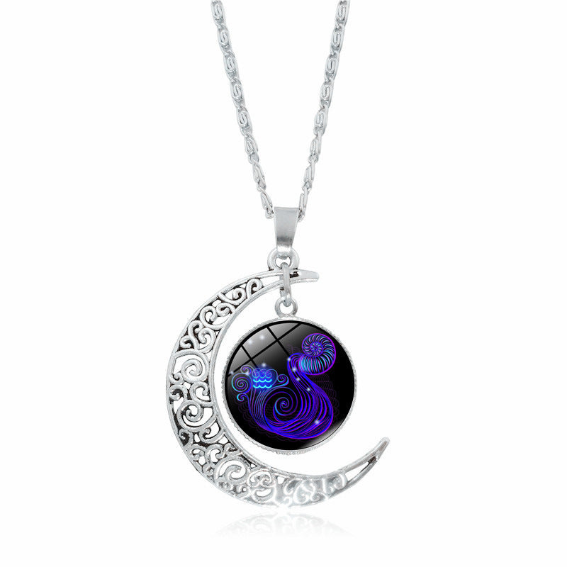 12 Zodiac Constellation Necklace