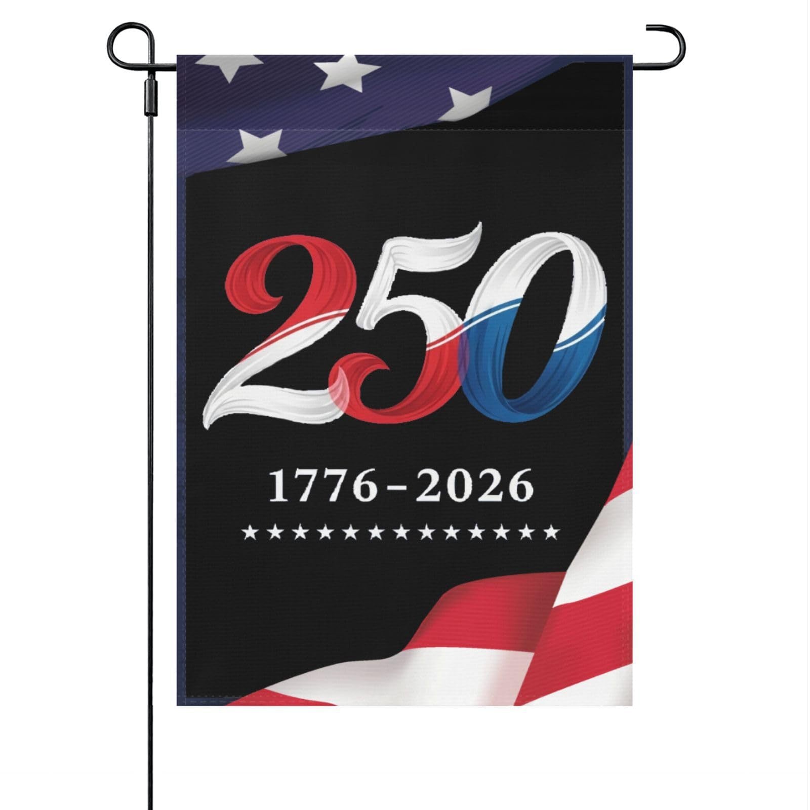 America 250th Anniversary Garden Flag