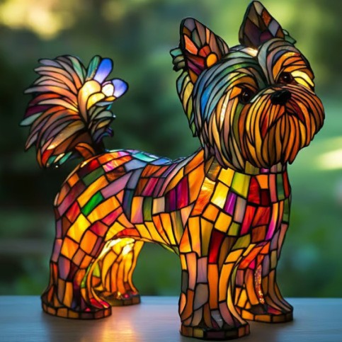 Tiffany Style Animal LED Light